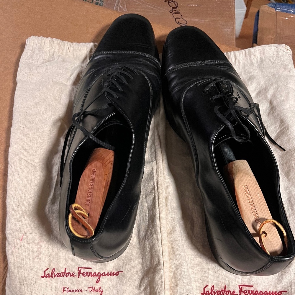 Salvatore Ferragamo Men’s 13 Black Shoe